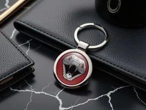 Estiloso Llavero Anillo Aleación Diseño Premium